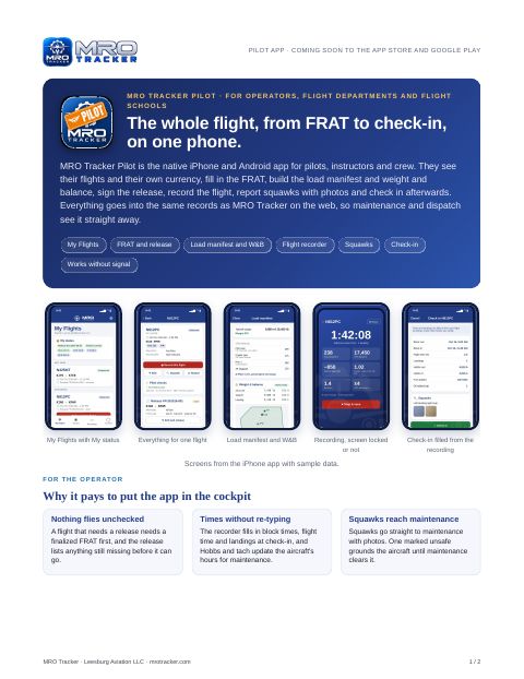 Pilot App cover