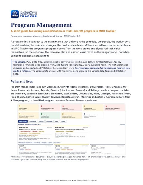 Program Management guide cover