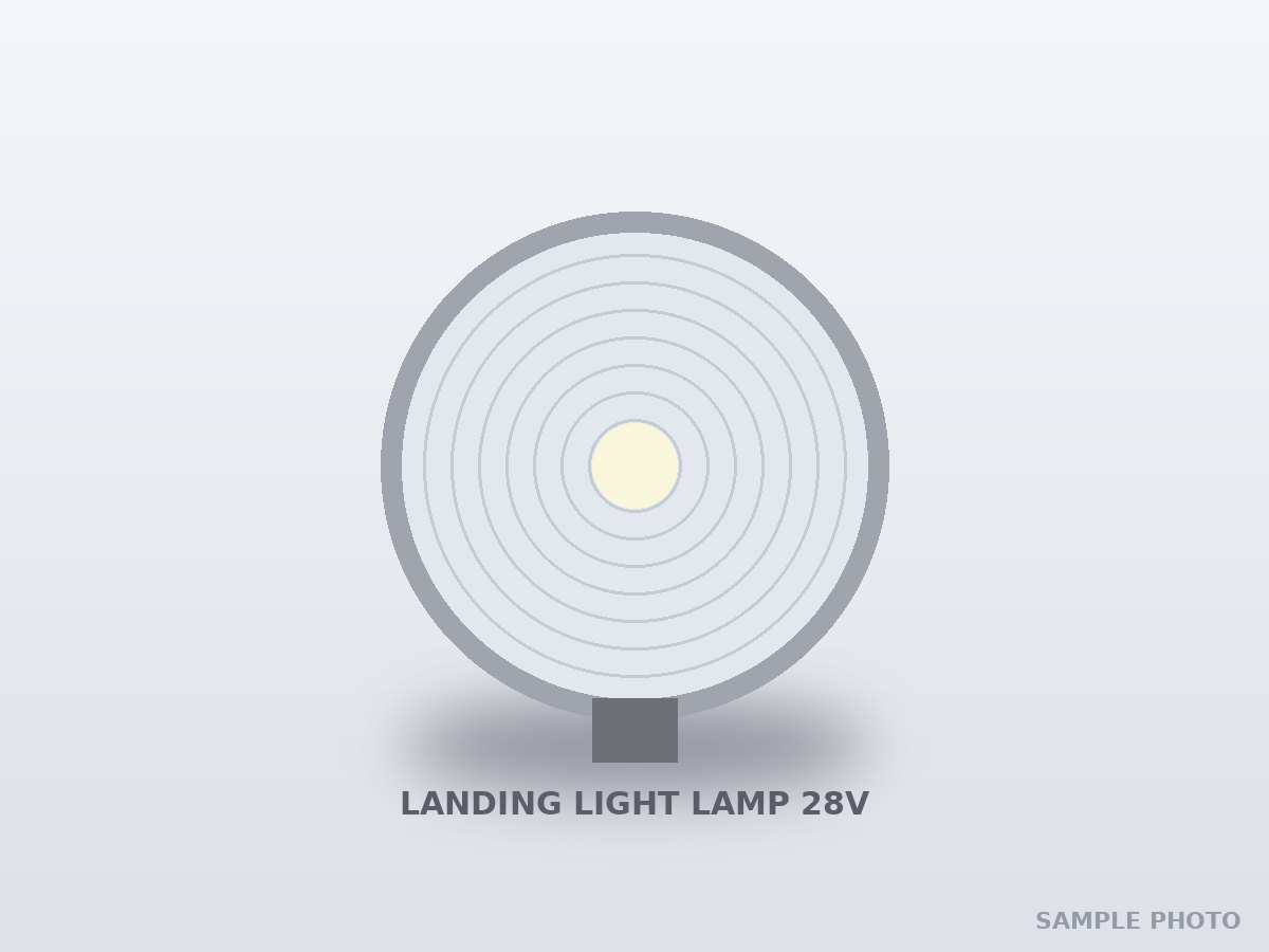 4509 Landing light lamp, 28 V, 250 W