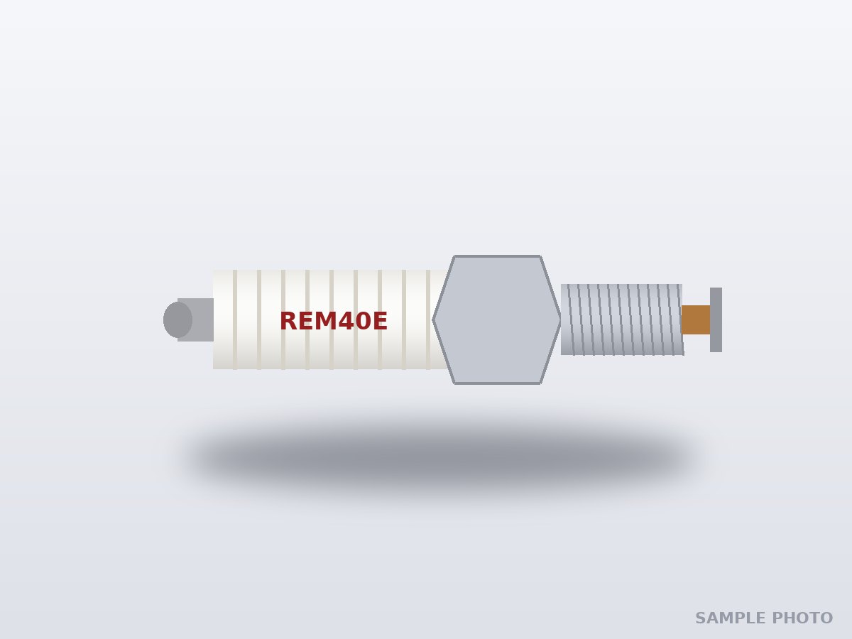 REM40E Spark plug, massive electrode