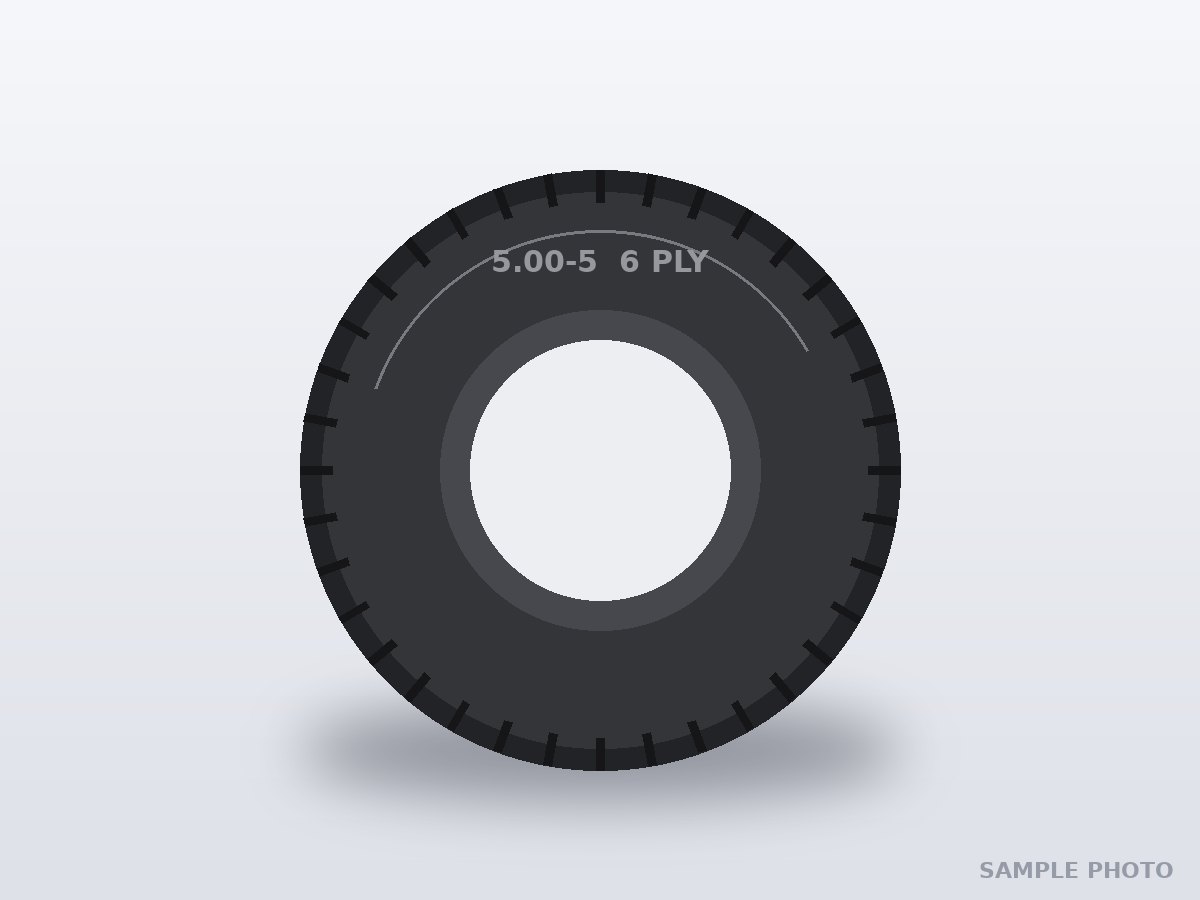 505C61-8 Tire 5.00-5, 6 ply, tube type